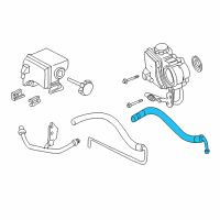 OEM 2002 Pontiac Grand Am Hose Asm-P/S Gear Inlet Diagram - 22685424