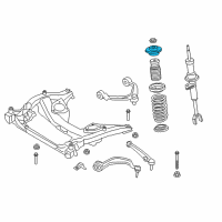 OEM 2016 BMW M6 Gran Coupe Guide Support Diagram - 31-30-6-795-083