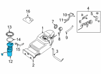 OEM Nissan Frontier Pump COMPL-Fuel Diagram - 17040-9BT0A