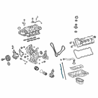 OEM 2019 Lexus GX460 Guide, Oil Level Gage Diagram - 11452-38110