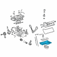 OEM 2022 Lexus GX460 Pan, Oil, NO.1 Diagram - 12111-38130