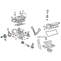 OEM 2014 Lexus LX570 Bolt, W/Washer Diagram - 90119-A0311