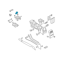 OEM 2009 Lincoln MKS Cup Holder Insert Diagram - 8A5Z-54047A74-BA