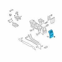 OEM Lincoln Rear Trim Panel Diagram - 8A5Z-54045A36-BA