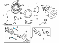 OEM Toyota Mirai Guide Pin Diagram - 47814-47160