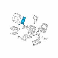 OEM Honda Pilot Heater, Left Front Seat-Back Diagram - 81524-SZA-A11