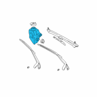 OEM 2006 Dodge Dakota Bottle-Washer And COOLANT Diagram - 55056520AB