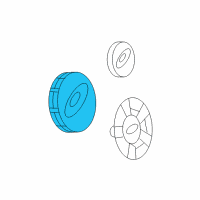 OEM 2004 Ford Freestar Wheel Cover Diagram - 3F2Z-1130-AA