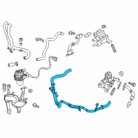 OEM 2017 Toyota 4Runner Outlet Hose Diagram - 17360-31010