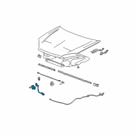 OEM 2007 Chevrolet Malibu Latch Diagram - 20763655