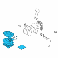 OEM Toyota 4Runner Cushion Assembly Diagram - 71410-3D890-B0