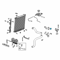 OEM 2016 Cadillac CT6 Outlet Pipe Seal Diagram - 12649985