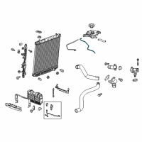 OEM GMC Canyon Inlet Hose Diagram - 84493541