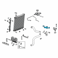 OEM 2020 Cadillac CT5 Outlet Pipe Diagram - 12650468