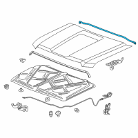 OEM 2018 GMC Sierra 1500 Rear Weatherstrip Diagram - 20963562