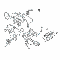 OEM 2016 Nissan Frontier Guide-Oil Level Gauge Diagram - 11150-EA20B