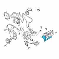 OEM Nissan Frontier Rocker Cover Gasket Diagram - 13270-EA21C