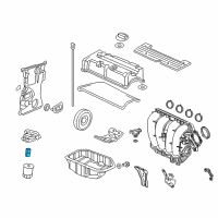 OEM 2003 Honda Element Holder, Oil Filter Diagram - 90015-PH1-013