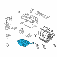 OEM Honda CR-V Pan Assembly, Oil Diagram - 11200-R5A-000