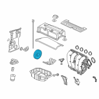 OEM Pulley, Crankshaft Diagram - 13810-R40-A02