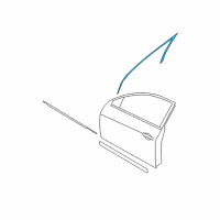 OEM 2012 Nissan Altima Tape-Front Door Outside, LH Diagram - 80813-JA000