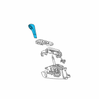 OEM 2017 Chevrolet Equinox Shift Knob Diagram - 84654639