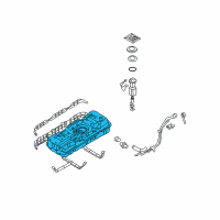 OEM Kia Sedona Fuel Tank Assembly Diagram - 311504D750