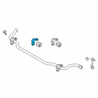 OEM Kia K900 Bracket-STABILIZER Diagram - 54814J6000