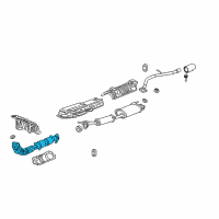 OEM Honda Element Converter Diagram - 18160-PZD-A00