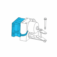 OEM 2004 Chrysler Concorde Anti-Lock Brake System Module Diagram - 5093806AA