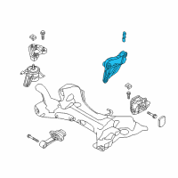 OEM 2017 Hyundai Sonata Engine Support Bracket Assembly Diagram - 21670-2GGB0