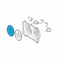 OEM Lexus GS450h Fan Diagram - 16361-31080