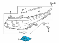 OEM Toyota Prius Prime Control Module Diagram - 81056-47800