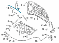 OEM 2022 Ford F-150 WEATHERSTRIP Diagram - ML3Z-16B990-B