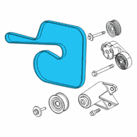 OEM 2018 Jeep Grand Cherokee Belt-SERPENTINE Diagram - 5038718AA