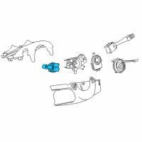 OEM 2013 Chevrolet Volt Signal Switch Diagram - 22788967