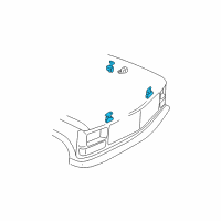 OEM 1998 Chevrolet K1500 Relay Kit, Glow Plug Diagram - 12496472