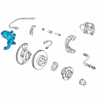 OEM 1998 BMW 750iL Left King Pin Diagram - 31-21-1-142-085