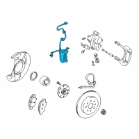 OEM 2002 Toyota MR2 Spyder Rear Speed Sensor Diagram - 89545-17030