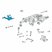 OEM 2012 Chevrolet Traverse Lower Control Arm Diagram - 15951978