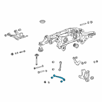 OEM 2011 Chevrolet Traverse Adjust Link Diagram - 23347601