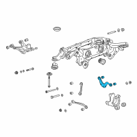 OEM 2010 Saturn Outlook Upper Control Arm Diagram - 23347602