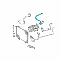 OEM Lexus GS300 Hose, Suction Diagram - 88712-30160