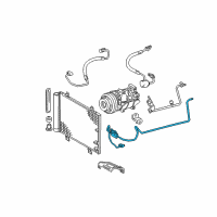 OEM Lexus Tube Sub-Assy, Liquid, A Diagram - 88706-3A450