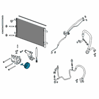 OEM 2020 Ford F-150 Clutch & Pulley Diagram - JL3Z-19V649-DA