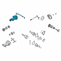 OEM Infiniti G35 Final Drive Assembly Diagram - 38301-0C406