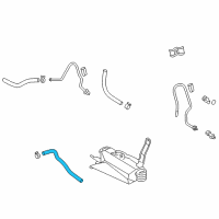 OEM Toyota Highlander Inlet Hose Diagram - 32943-48121