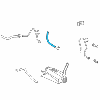 OEM 2010 Toyota Highlander Outlet Hose Diagram - 90080-44134