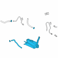 OEM 2009 Toyota Highlander Oil Cooler Diagram - 32920-48062