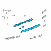 OEM 2020 Chevrolet Traverse Applique Diagram - 84382921